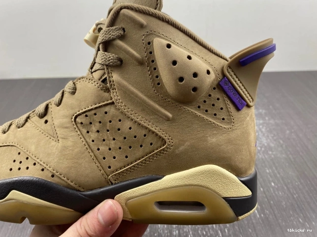 Reps TB Gore-Tex Kelp Brown WMNS Jordan Air 6 FD1643-300 0705